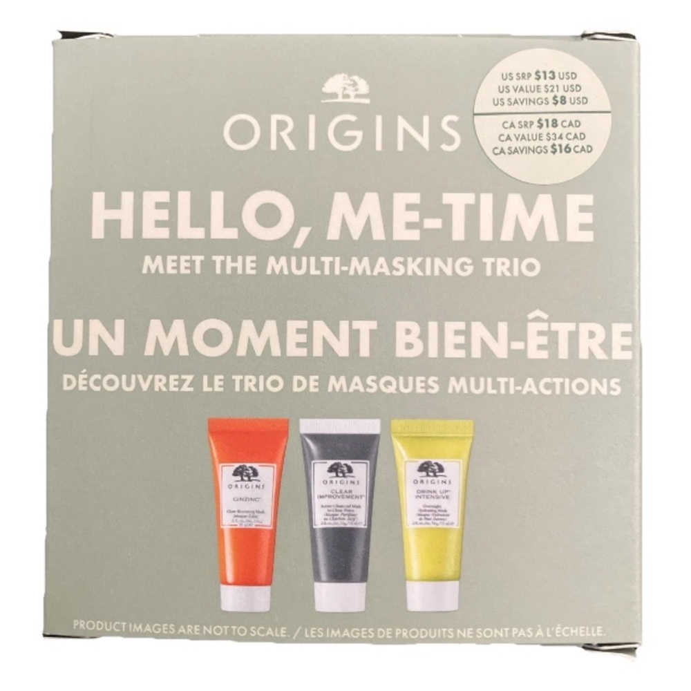 Origins GIFTS FOR ME-Hello Me Time Mini Masking Essentials Boxed Set of 3